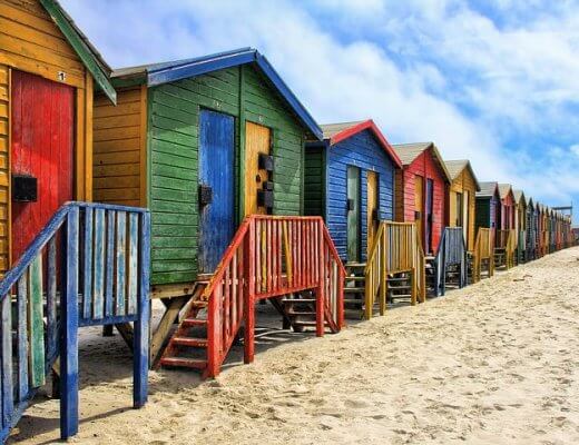 Muizenberg beach huts