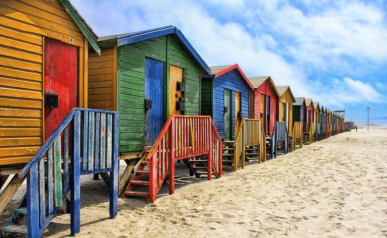 Muizenberg beach huts